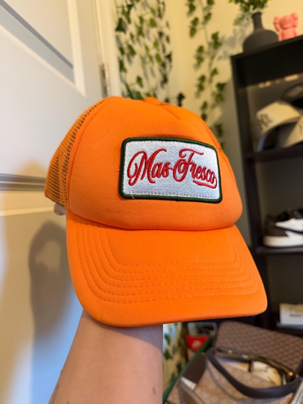 Mas Fresco Orange Trucker Hat